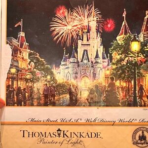 Thomas Kinkade Main Street USA DISNEY PARKS Puzzle. 27"x 20".